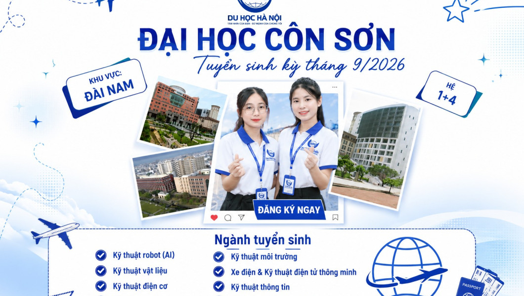 TRƯỜNG ĐẠI HỌC CÔN SƠN TUYỂN SINH KỲ THU 2026 TRƯỜNG ĐẠI HỌC CÔN SƠN TUYỂN SINH KỲ THU 2026
