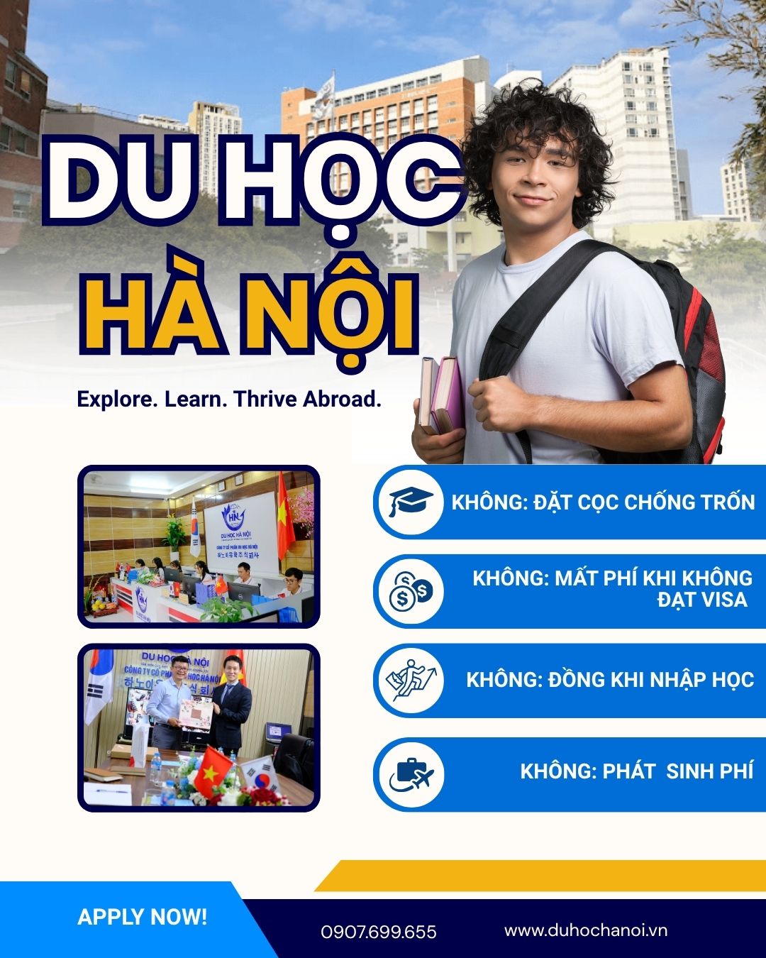 Giữa hàng trăm đơn vị tư vấn du học hiện nay, điều làm nên sự khác biệt vượt trội và khẳng định vị thế dẫn đầu của CÔNG TY CỔ PHẦN DU HỌC HÀ NỘI chính là năng lực cốt lõi từ đội ngũ nhân sự và quy trình xử lý hồ sơ thực tế chuyên nghiệp