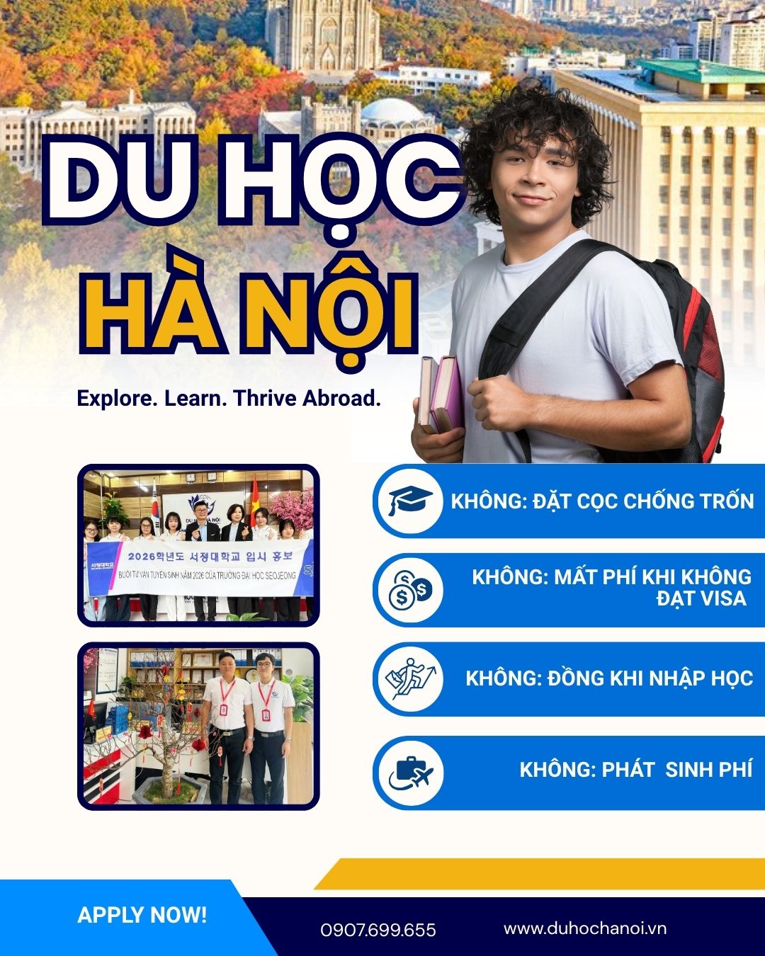 Chi phí du học Hàn Quốc 2026 dành cho học sinh vừa tốt nghiệp cấp 3 đang là chủ đề được rất nhiều phụ huynh và học sinh quan tâm khi xu hướng du học ngay sau lớp 12 ngày càng phổ biến