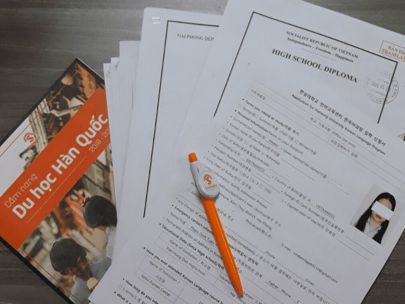 hồ sơ du học hàn quốc
