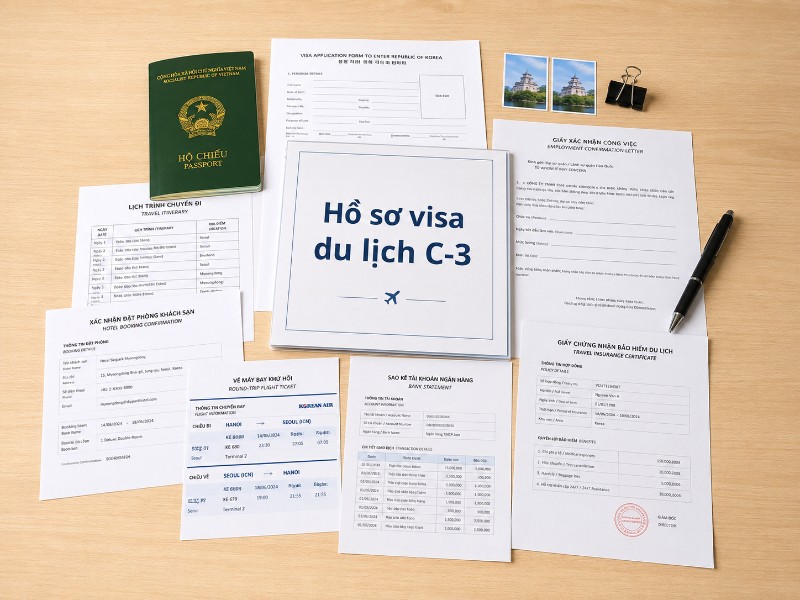 Các loại visa Hàn