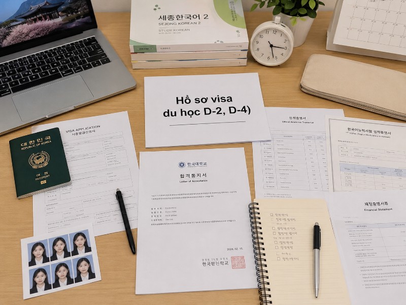 Các loại visa Hàn