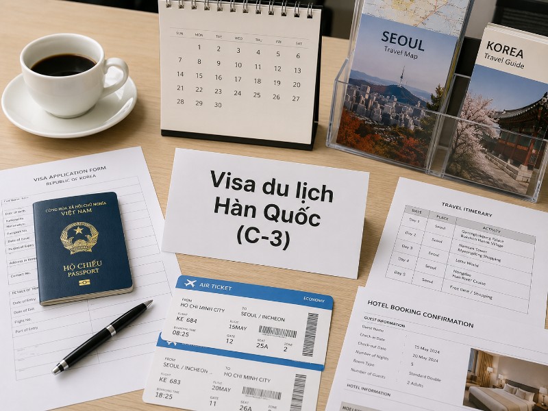 Các loại visa Hàn