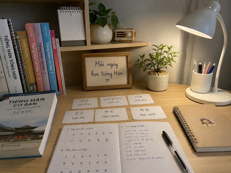 tiếng Hàn cơ bản cho người mới bắt đầu