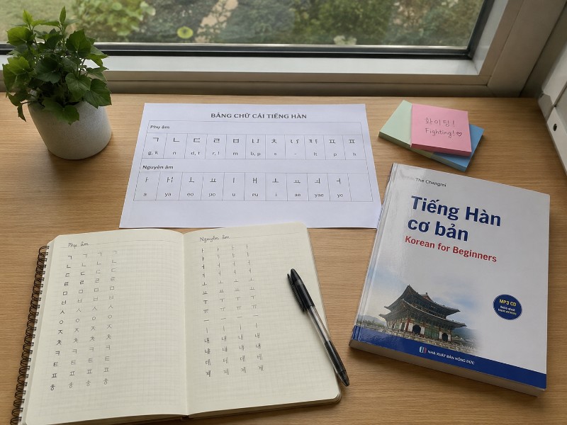 tiếng Hàn cơ bản cho người mới bắt đầu
