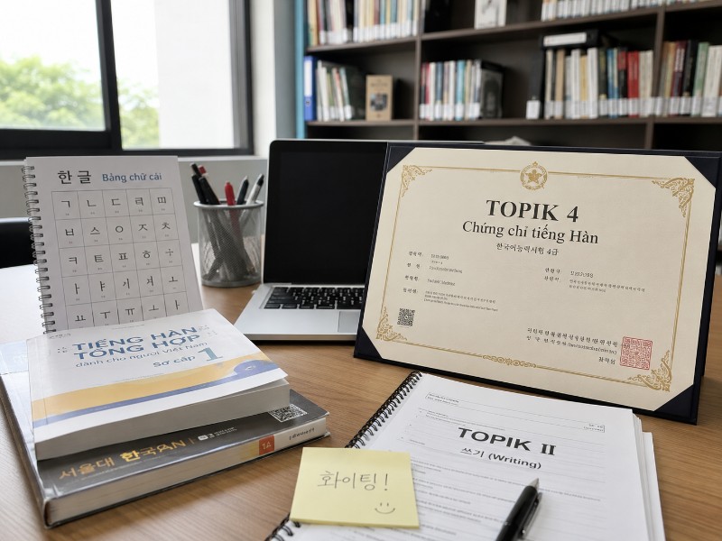 TOPIK 4 học trong bao lâu